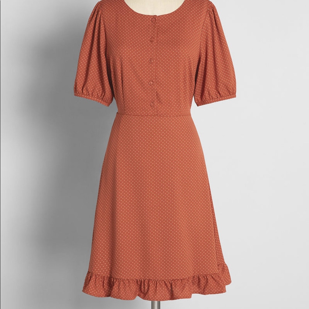 Princess Highway Pumpkin Spice and Everything Nice Mini Dress - ModCloth